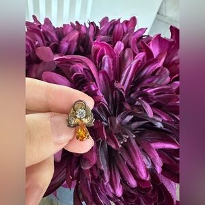 Angel pin November birthstone